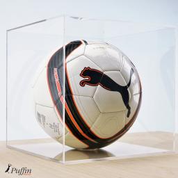 Football Display Case - Clear Base