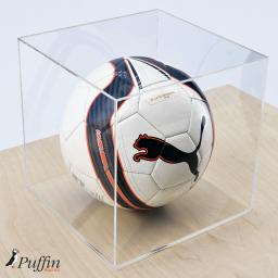 Football Display Case - Clear Base