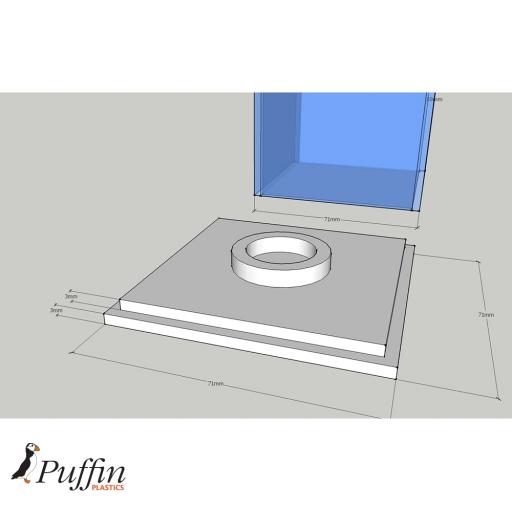 Golf Ball Display Case - Colour Base