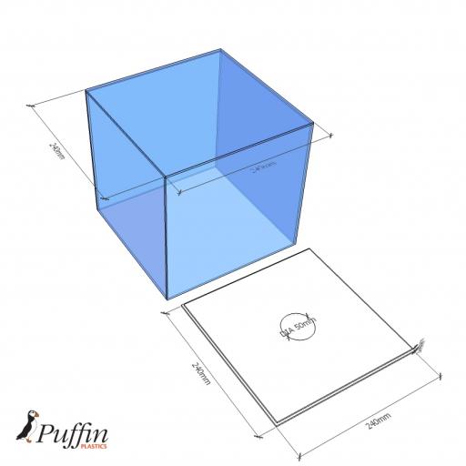 Football Display Case - Clear Base