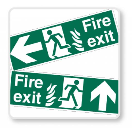 NHS Fire Exit Signs