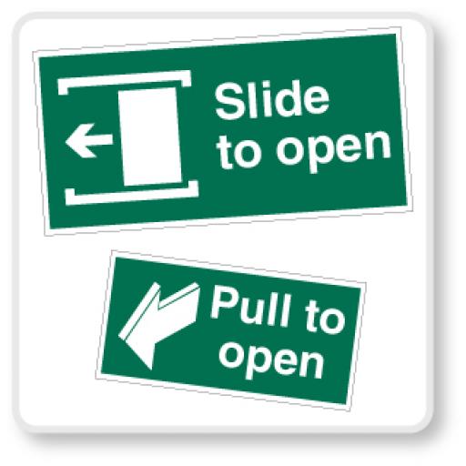 Emergency Escape Door Signs