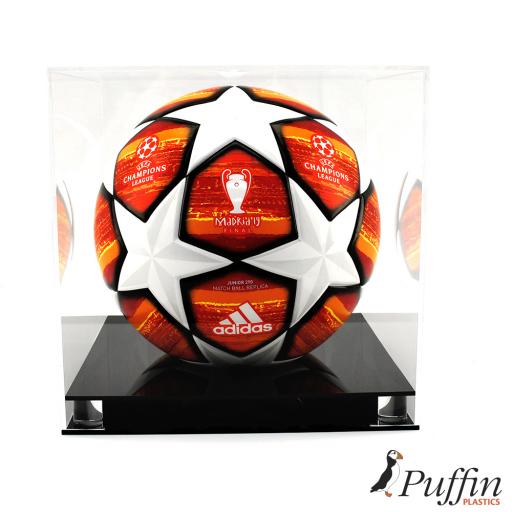 Football Display Case - Superior Colour Base