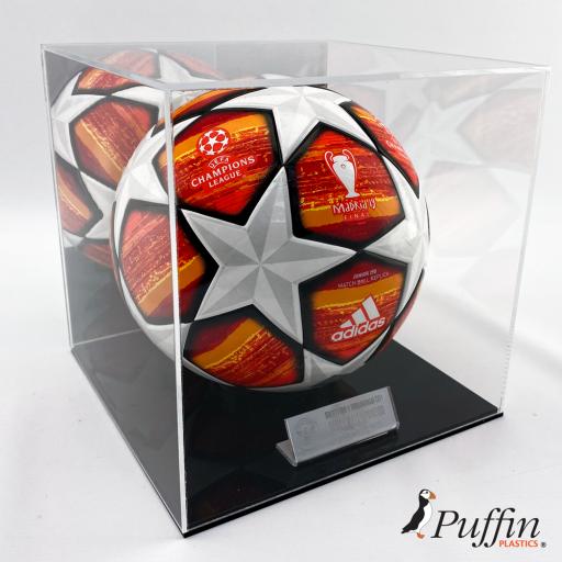 Football Display Case With Mirror Back