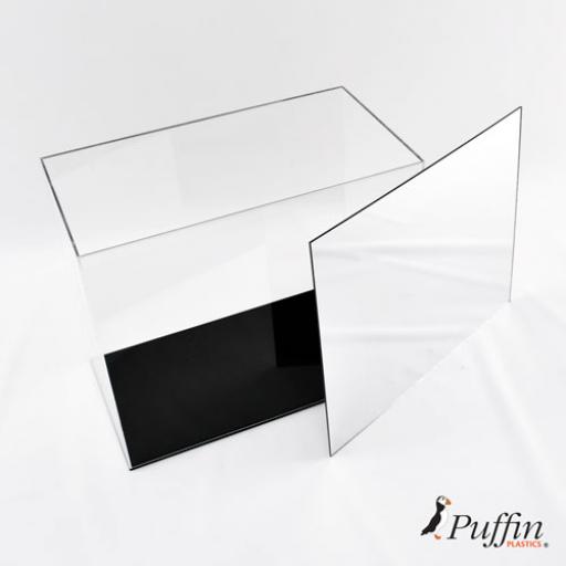 Mirror Back For Boxing Double Portrait Display Case