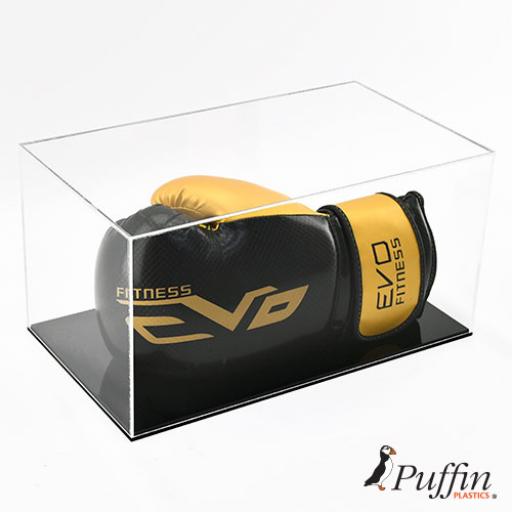 Boxing Glove Display Case - Single Landscape Colour Base