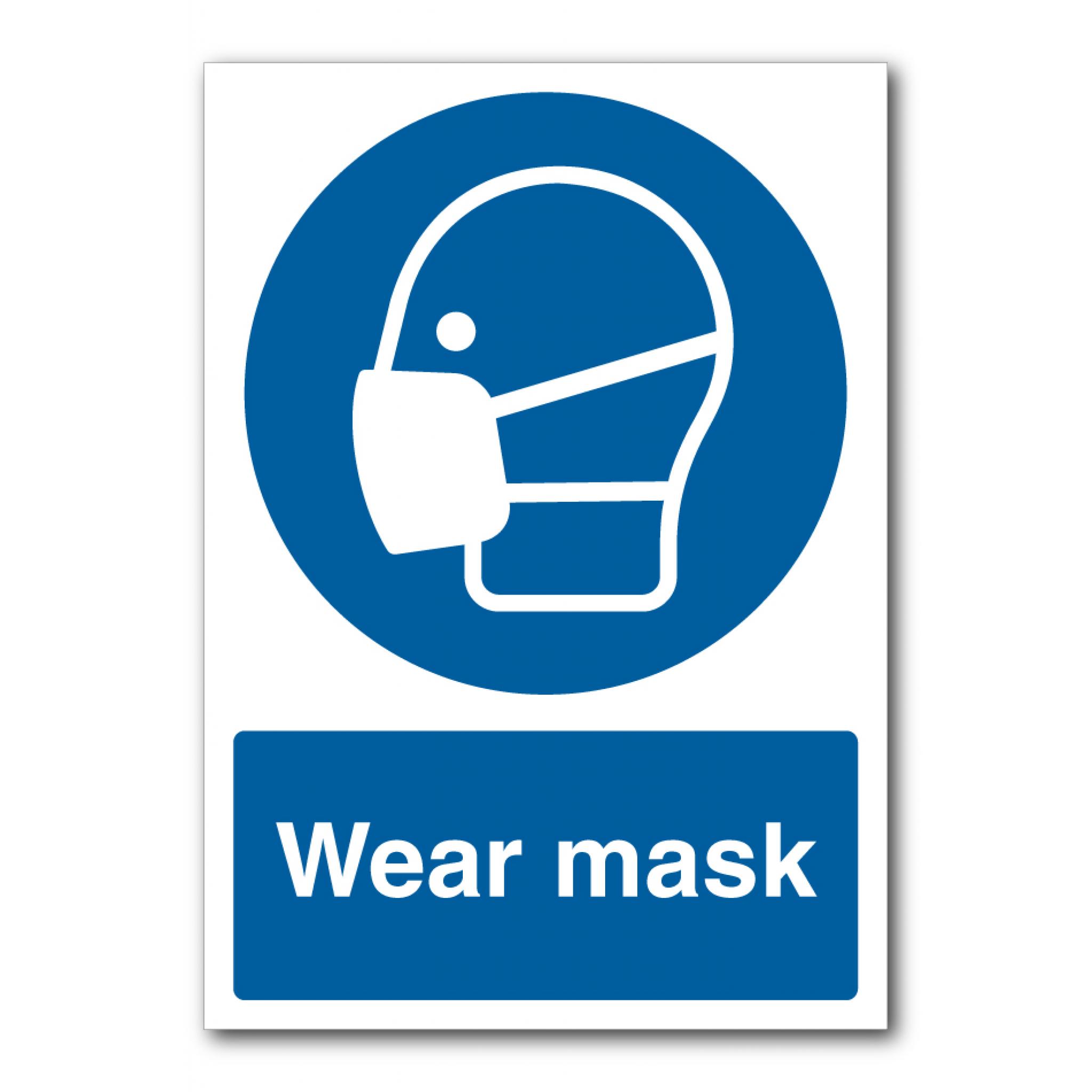 Safety Signs - Wear Mask Sign