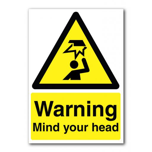 Warning Mind Your Head Sign