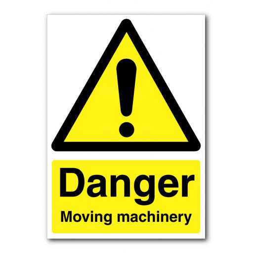 Danger Moving Machinery Sign