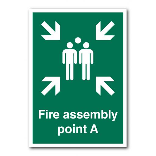 Fire Assembly Point A Sign