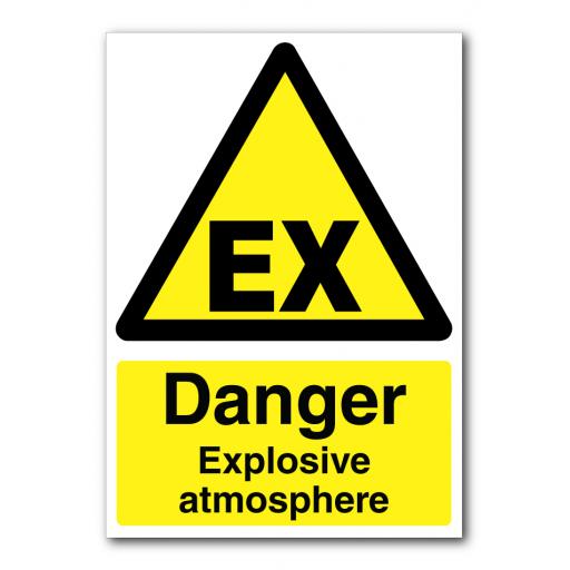 Danger Explosive Atmosphere Sign