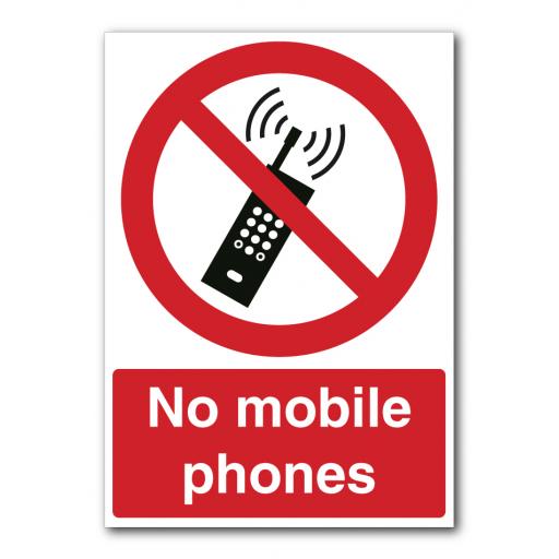 No Mobile Phones Sign