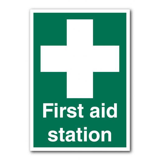 First Aid Station Sign