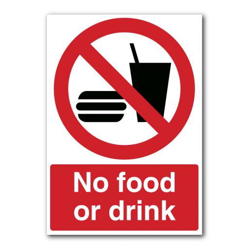 No Food Or Drink Sign