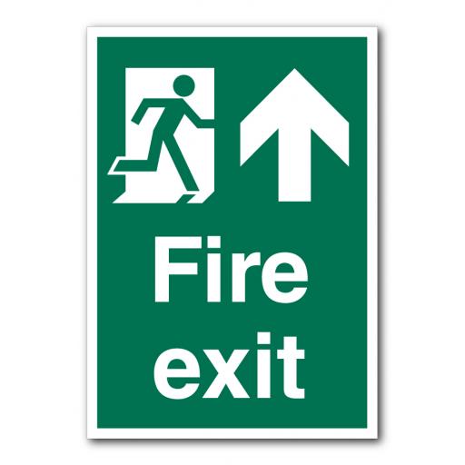 Fire Exit (Up) Sign