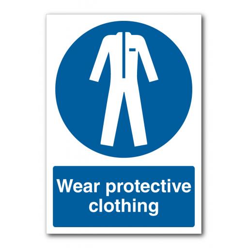 Wear Protective Clothing Sign