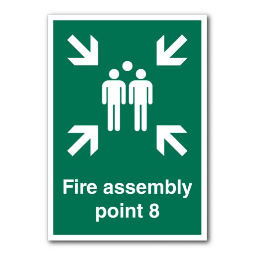 Fire Assembly Point 8 Sign