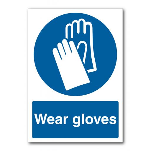 Wear Gloves Sign