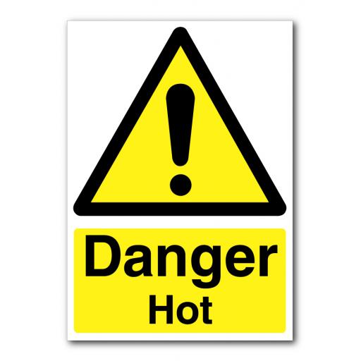 Danger Hot Sign