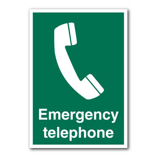 Emergency Telephone Sign