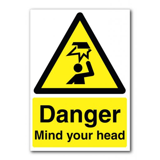 Danger Mind Your Head Sign