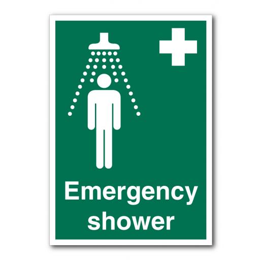 Emergency Shower Sign