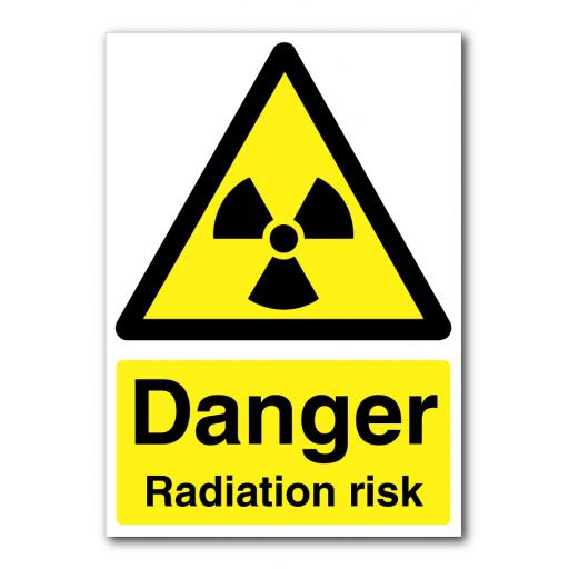 Danger Radiation Risk Sign