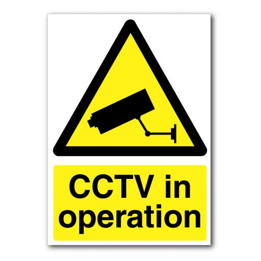 CCTV In Operation Sign