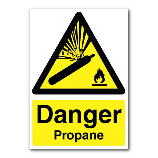 Danger Propane Sign