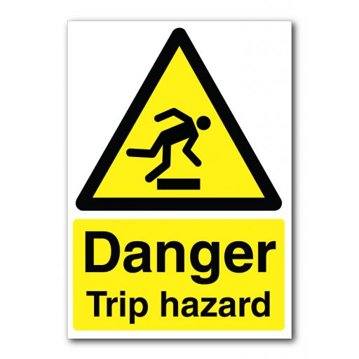 Danger Trip Hazard Sign