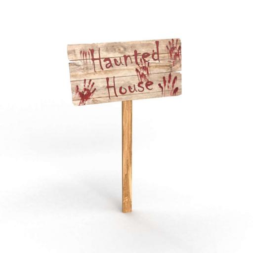 Haunted House Sign