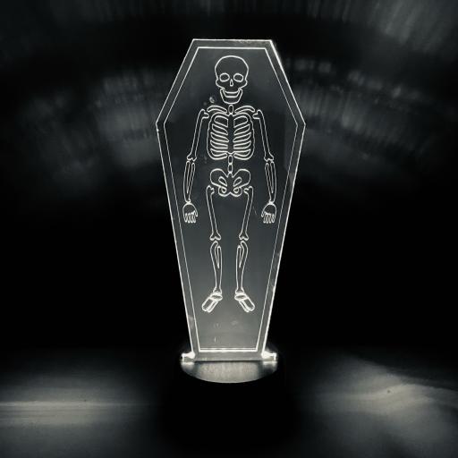 Skeleton Halloween LED Mirror Light