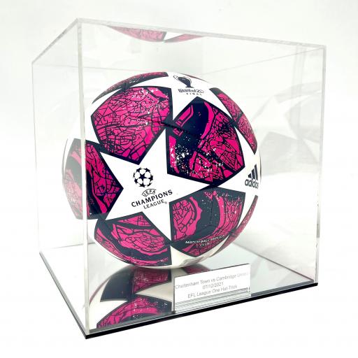 Football Display Case - Mirror Base