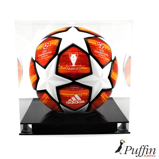Football Display Case - Superior Colour Base