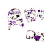 Purple and White Camo